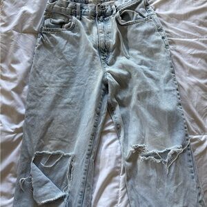 Cotton On Light Blue Loose Straight Leg Jeans